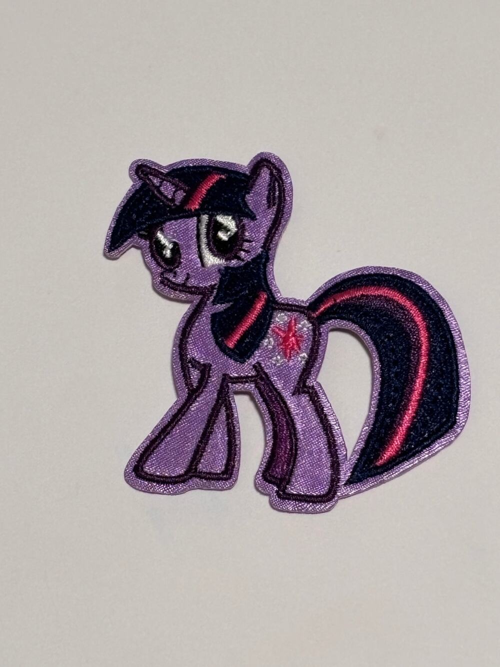 My Little Pony Walking Figure Die-Cut Embroidered Patch Purple Twilight Sparkle